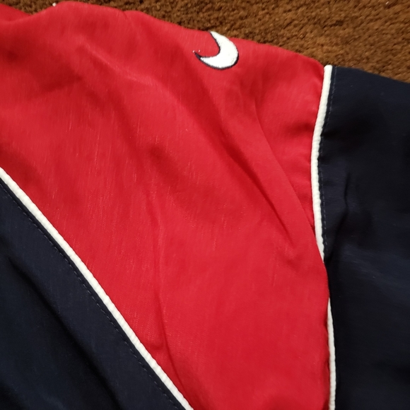 Retro Vintage Unisex Nike Jacket Embroidered Swoosh Stripes - Picture 7 of 13